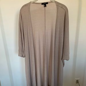 Forever 21 Cream Cardigan